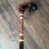 Walking Stick Cane Reeds Canes Sticks Wooden Wood Carving Men Accessories Grandma Grandpa (Raven I) view 4