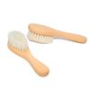 Exceart Wood Handle Baby Hair Brush Comb Soft Shampoo Brush for Shower Hair Accessories view 3