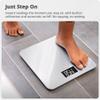 Greater Goods AccuCheck Digital Scale for Body Weight - Accurate Digital Bathroom Scale with High-Precision Sensors, Large Easy-to-Read Backlit Display, 400 lb Capacity, Auto Step-On (Gray) view 4