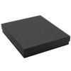 Matte Black Cotton Filled Jewelry Gift Boxes ~ Pack of 100 (5-3/8" x 3-7/8" x 1" H) view 1