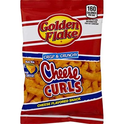 Golden Flake Cheese Curls (4pack 1.75oz)