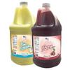 2 Flavor Half Case Pina Colada/Cherry Slushee Mix - Half Case of 2 x 1 Gallons | 256 oz (Yields Approx. 192-12oz servings per case) | Mixing Ratio 7 (Water) to 1 (Product Mix) view 1