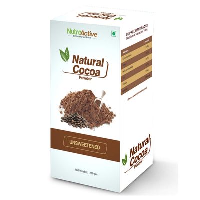 Natural Cocoa Powder (Unsweetened)  200 gm