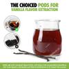 25 Organic Madagascar Vanilla Beans Grade B. Certified USDA Organic. 5"-7" Bulk by FITNCLEAN VANILLA| Bourbon Whole NON-GMO PODS. view 2