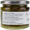 CAMPO D'ORO | PASTA SAUCE 180 Gr., Pesto sauce with Italian Pecorino Cheese PDO, basil sauce and persil. Italian pasta sauce & sicilian pesto sauce. Rustic tins,sauce for your recipes 100% made in italy view 2