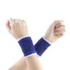 1 Pair Basketball Wristband Support Wrap Training Weight Lifting Wraps Tennis Sleeve Athletic Knit Fitness Sweatband Medical view 1