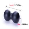 Peanut Massage Ball Roller Double Lacrosse Ball Acupoint Myofascial Release Muscle Knot Relaxer Mobility Trigger Point for Physical Therapy Self Deep Tissue Manual Massager Equipment Tool Set view 4