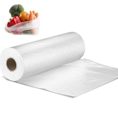 12" X 20" Plastic Produce Bag on a Roll, Bread and Grocery Clear Bag, 350 Bags/Roll, Total 10 Rolls