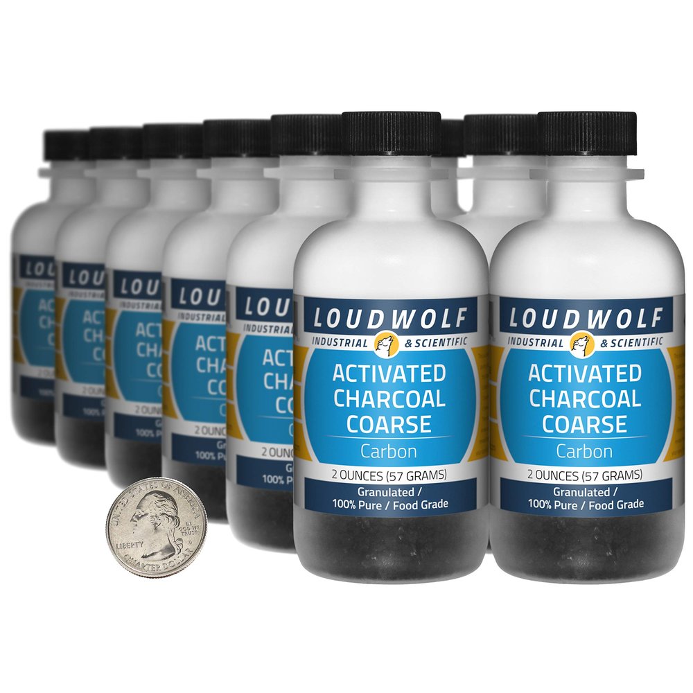Activated Charcoal / 1.5 Pounds / 12 Bottles / 100% Pure Food Grade/Granulated