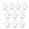 PUSOKEI Replacement Acoustic Coil Tube, 10pcs Replacement Convert Acoustic Air Tube with Earbuds for for,10 Pack view 1
