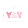 Canopy Street Yay Yippee Woohoo Congratulatory Note Cards / 24 All Occasion Blank Celebration Greeting Cards / 4 Festive Designs / 3 1/2" x 4 7/8" Congrats Graduation Celebration Event Cards view 3