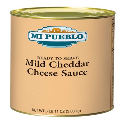 MI PUEBLO Mild Cheddar Cheese Sauce, 107 Fl. Oz. (Pack Of 6)