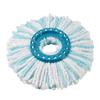 Leifheit Clean Twist Disc Mop Head  Dual-Fiber Microduo Replacement Mop for Clean Twist Ergo Set, Microfiber Bristles Clean Dirt from Grout, Machine Washable, Durable for All Floor Types  Turquoise view 1