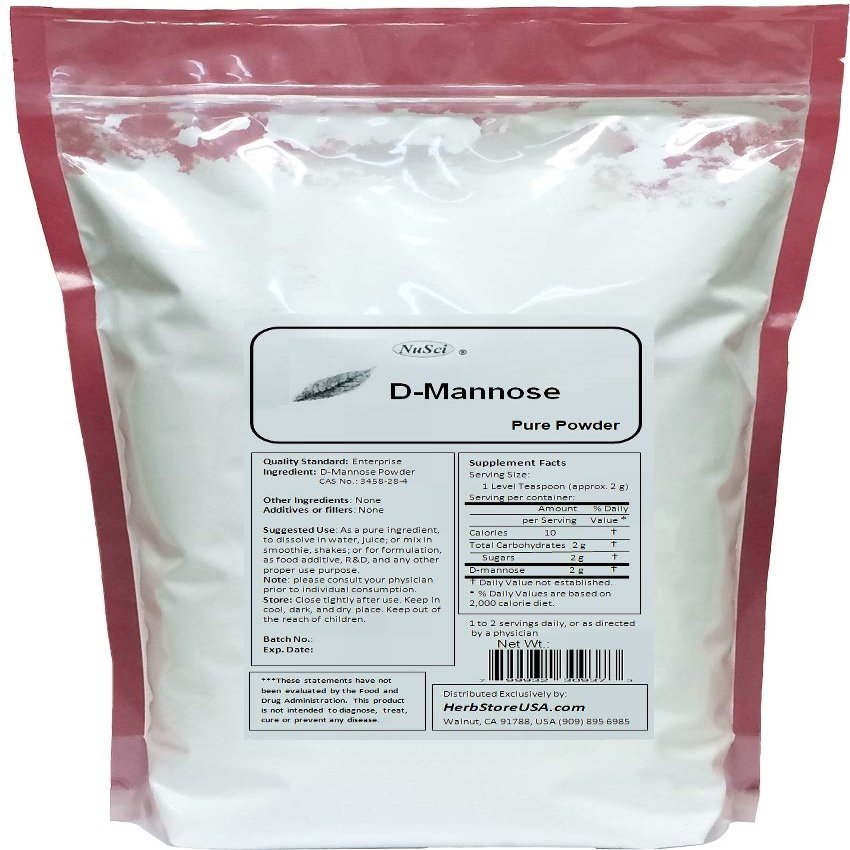 NuSci D-Mannose Powder (500 g (1.1 lb))