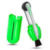 CarbonKlean Peeps Glasses Cleaner - for Eyeglasses, Reading Glasses, and More - Lens Cleaner with Carbon Microfiber Tech - Green Injected - 3 Pack view 1