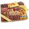 A Gift Inside With Sympathy Chocolate Caramel and Crunch Grand Gift Basket with Snacks, Ghirardelli and Chocolate-Covered Nuts view 1