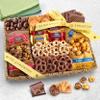 A Gift Inside With Sympathy Chocolate Caramel and Crunch Grand Gift Basket with Snacks, Ghirardelli and Chocolate-Covered Nuts view 2