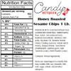 Candy Retailer Honey Roasted Sesame Chips 1 Lb. view 4