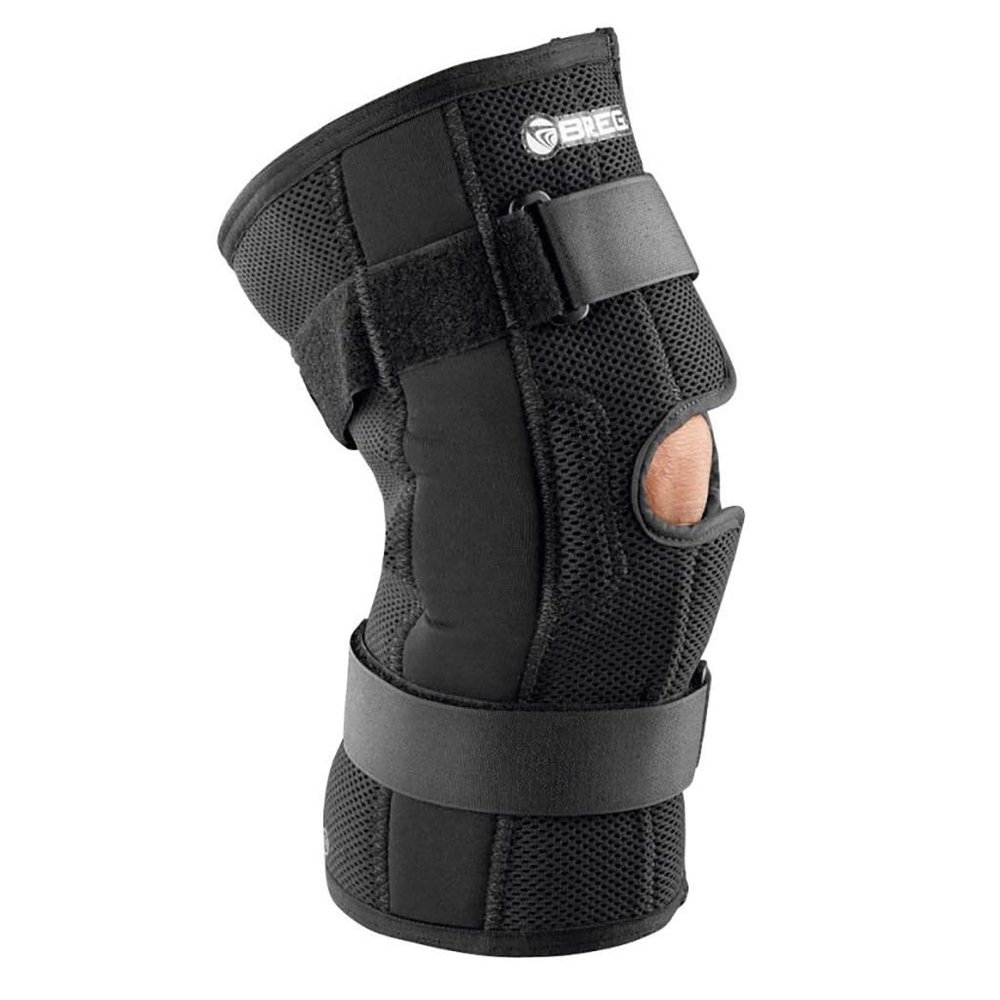Breg Airmesh Pull-On Economy Hinged Knee Brace (Open Back, Small)