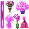 AnapoliZ Cellophane Wrap Roll Lavender | 100 Ft. Long X 16 in. Wide | 2.3 Mil Thick Transparent Lavender | Gifts, Baskets, Treats, Cellophane Wrapping Paper | Colorful Cello Easter, Spring Color view 4