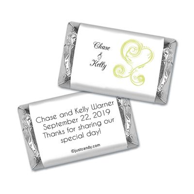 Candy Wedding Favors for Guests 75ct Personalized Miniatures Chocolate (75 Count) Bridal Shower Favors for Guests