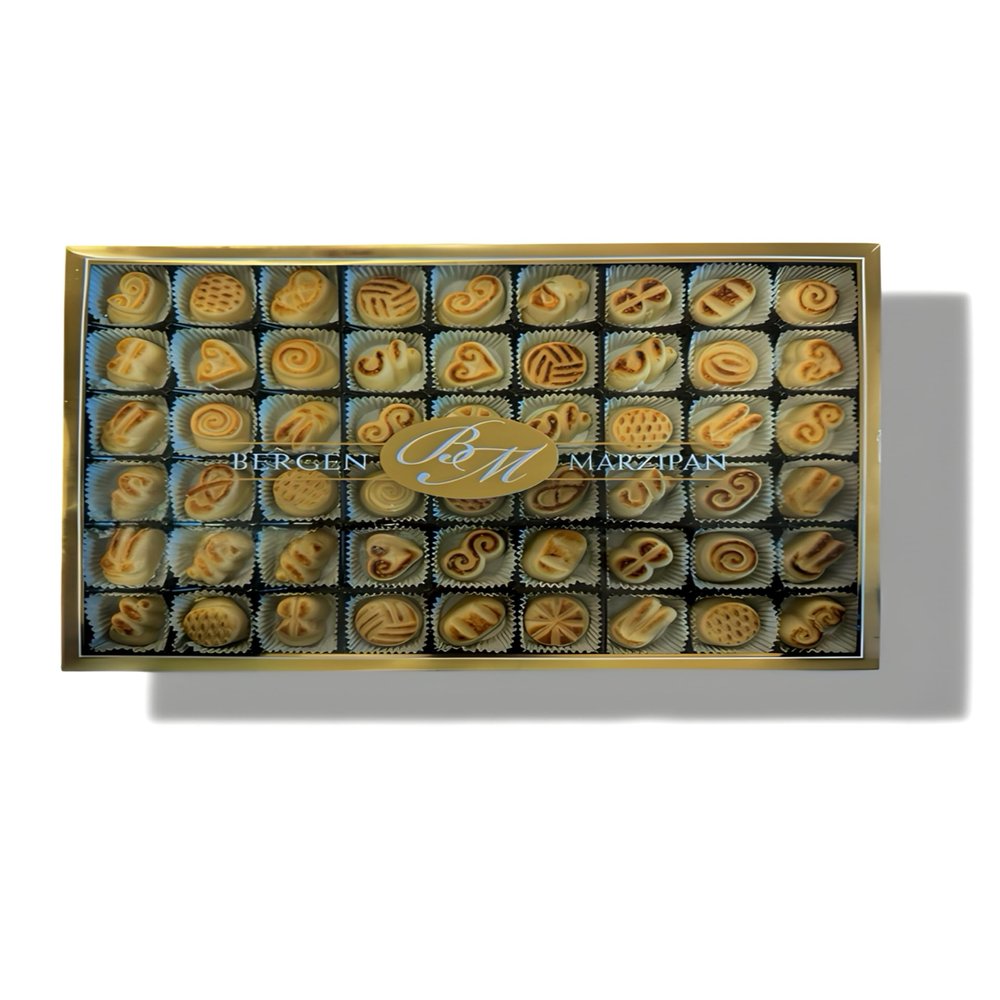 Toasted marzipan Assorted Bulk tray (54 PIECE BOX) 18oz