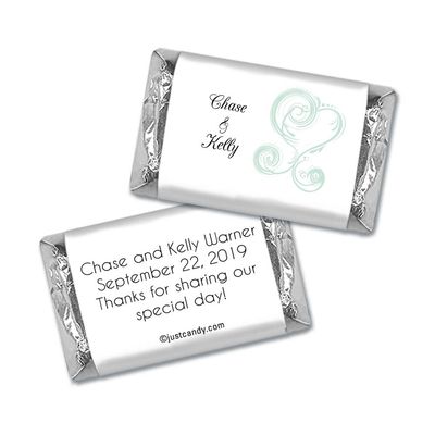 Candy Wedding Favors for Guests 75ct Personalized Miniatures Chocolate (75 Count) Bridal Shower Favors for Guests