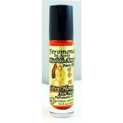 12 PIECES BRYBRADAN LOVE HONEY(HER)/MIEL DE AMOR ELLAS PHEROMONE OIL/ROLL-ON BOTTLE 1/3 OZ 10ML