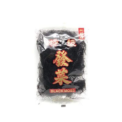 Dried Black Sea Moss Black Seaweed Fat Choy   1 oz