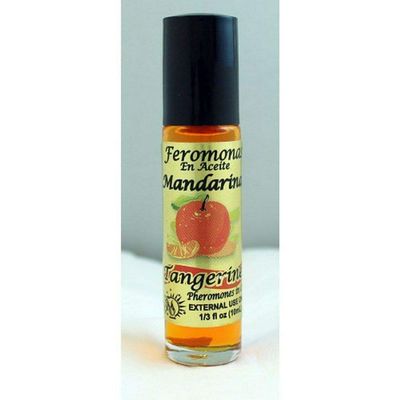 12 PIECES BRYBRADAN TANGERINE/MANDARINA PHEROMONE OIL 1/3OZ 10ML ROLL ON BOTTLE