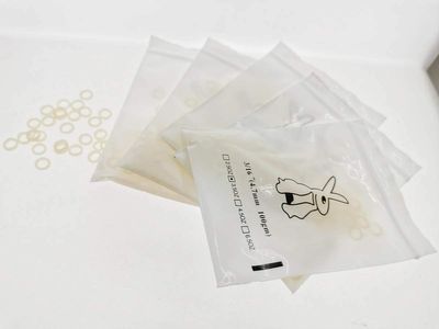 500 Pcs Amber Elastic Rubber Bands Braces 3.5oz Medium Force 3/16 Inch Dental Orthodontic Latex Bands Dentist Great for Dreadlocks, Braids, Top Knots