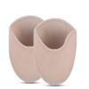 Ballet Pointe Shoe Socks Pad, Knitted Fabric Toe Cap Cover Ballet Slipper Toe Pouches Pad, Relief Forefoot Pain Point Shoes Toes Wrapped Protector Cushion Women Anti-Slip Toes Half Socks (Long) view 1