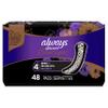 Always Discreet Boutique Incontinence Pads, Size 4, Moderate Absorption, 48 Pads view 1