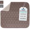 Sures Waterproof Chair Pads for Incontinence (22" x 21") - Washable, Waterproof Seat Protector - Chair Protector Seat Cover - Absorbent Pad for Bed, Seat, Car, Wheelchair & Recliner (Brown, 1 Pack) view 1