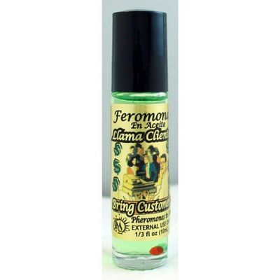 12 PIECES BRYBRADAN BRING CUSTOMER/LLAMA CLIENTE PHEROMONE OIL 1/3 OZ 10ML ROLL ON BOTTLE