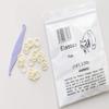 100 Pcs DentalSmile Amber 1/4 Elastic Rubber Bands Latex Braces 3.5oz MediumDental Orthodontic Latex Bands Dentist Great for Dreadlocks, Braids, Top Knots Free Placer view 1