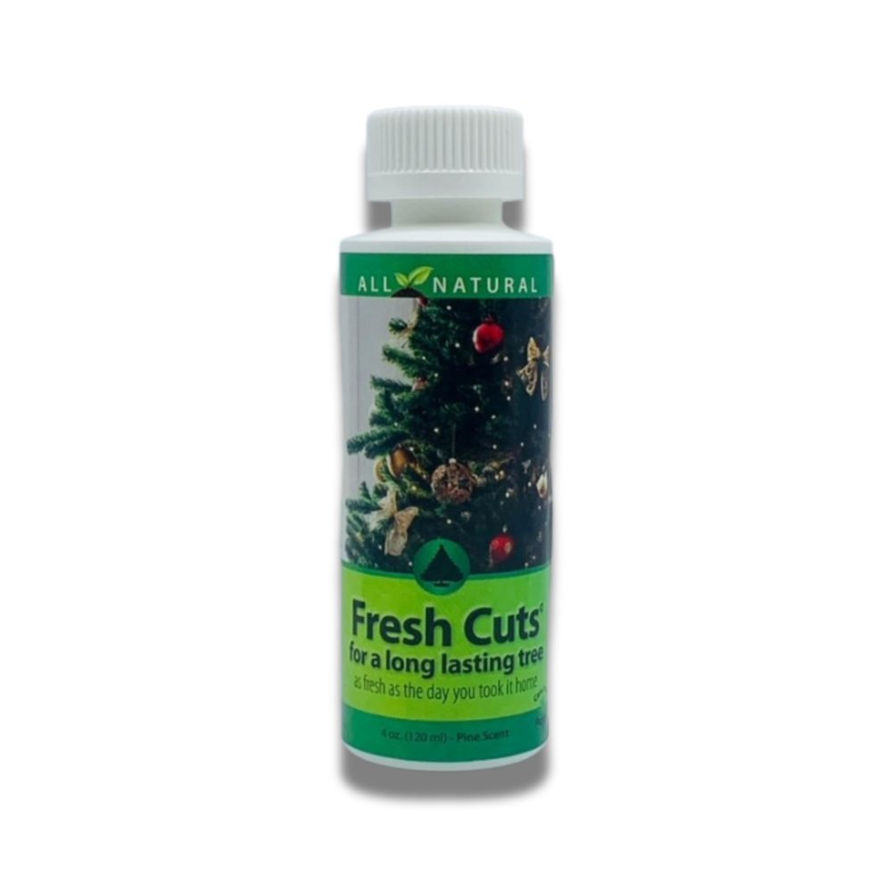 Carefree Enzymes Fresh Cuts Christmas Tree & Cut Flower Preservative | Keeps Trees Green, Needles Strong & Water Fresh | Natural Plant Food for Fresh Cut Christmas Trees, Roses, Flowers | 4 oz
