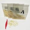 300 Pcs Amber Elastic Rubber Bands Braces 5/16 Medium Force 3.5oz Dental Orthodontic Latex Bands Dentist Great for Dreadlocks, Braids, Top Knots Free Placers view 1