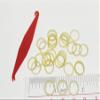300 Pcs Amber Elastic Rubber Bands Braces 5/16 Medium Force 3.5oz Dental Orthodontic Latex Bands Dentist Great for Dreadlocks, Braids, Top Knots Free Placers view 3