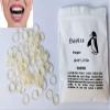 1000 Pcs Amber Elastic Rubber Bands Braces 5/16 Medium Force 3.5oz Dental Orthodontic Latex Bands Dentist Great for Dreadlocks, Braids, Top Knots Free Placers view 3