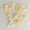200 Pcs DentalSmile Amber Elastic Latex Braces 3/16 Orthodontics Rubber Bands Heavy 6.5oz Dental Latex Bands Dentist Great for Dreadlocks, Braids, Top Knots view 2