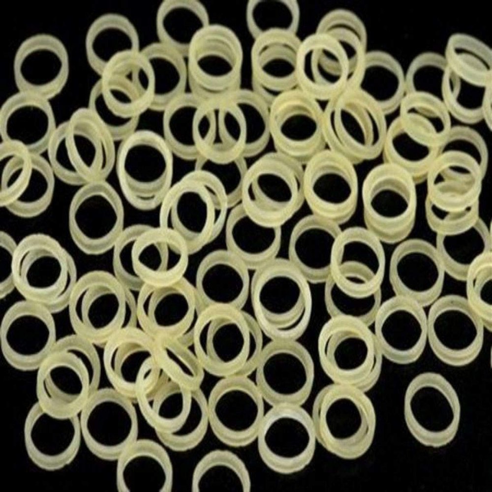 1000 Pcs DentalSmile Amber Elastic Latex Braces 3/16 Orthodontics Rubber Bands Heavy 6.5oz Dental Latex Bands Dentist Great for Dreadlocks, Braids, Top Knots
