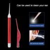 Pince Orl Baby Kid Child Set, Earwax Removal Tool Kit, Ear Pick Cleaner Kit & Tweezers Picker Safely Cleaning Ear Canal Earwax Cleaners(Red) view 2