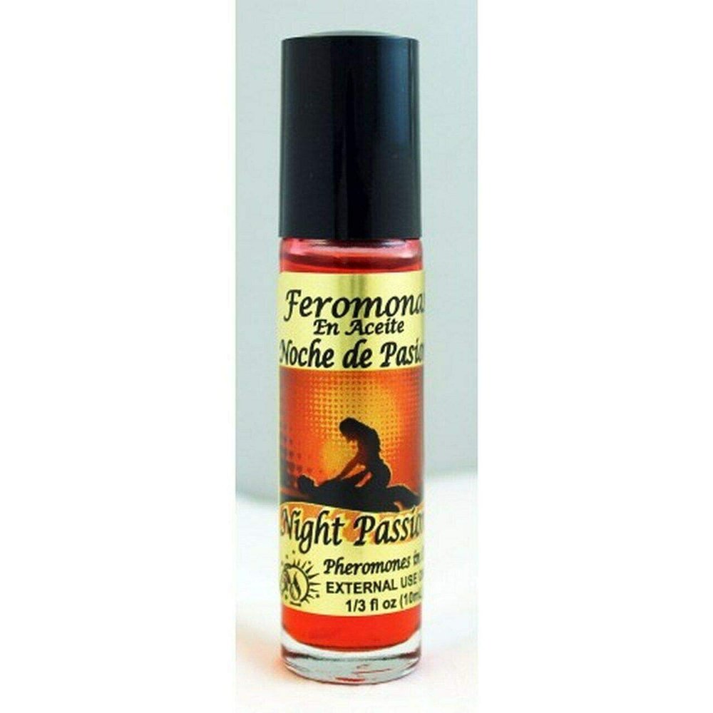 1 PIECE BRYBRADAN NIGHT PASSION/NOCHE DE PASION PHEROMONE OIL 1/3 OZ 10ML ROLL ON BOTTLE