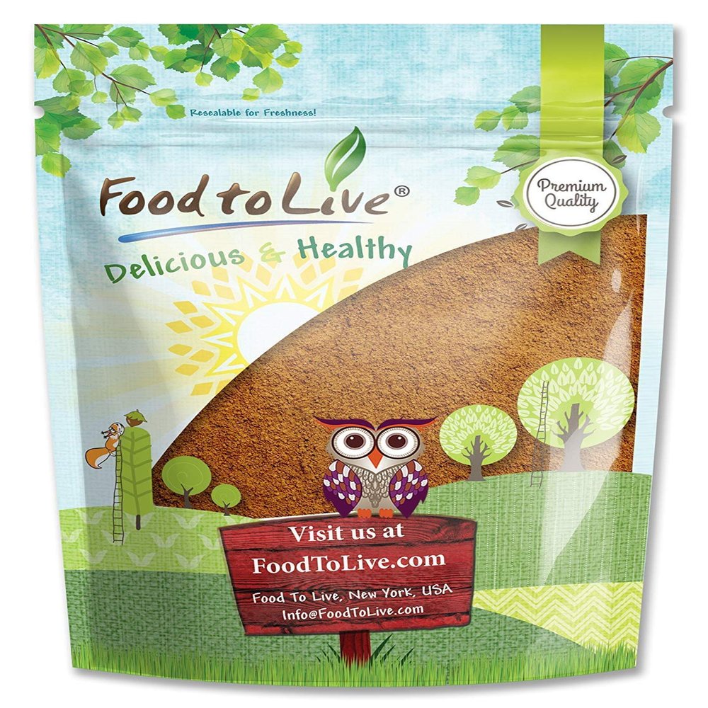 Food to Live Cacao Powder 3 Pounds, Raw, Unsweetened, Kosher, No Sugar, Vegan Superfood, Keto, Paleo Friendly, Sirtfood, Cocoa Powder for Baking, Smoothies, Hot Chocolate, Confectionery, Coffee