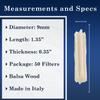 Savinelli Pipes 9mm Balsa Filters - Pipe Accessories Made from Italian Balsa Wood, Savinelli Filter Pack of 50 view 4
