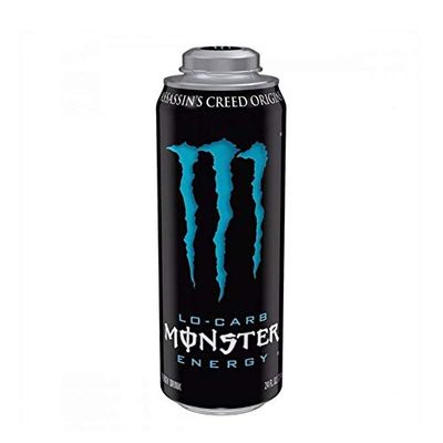 Monster Energy 24 ounce cans with Resealable Lids (Lo - Carb, 12 Cans)