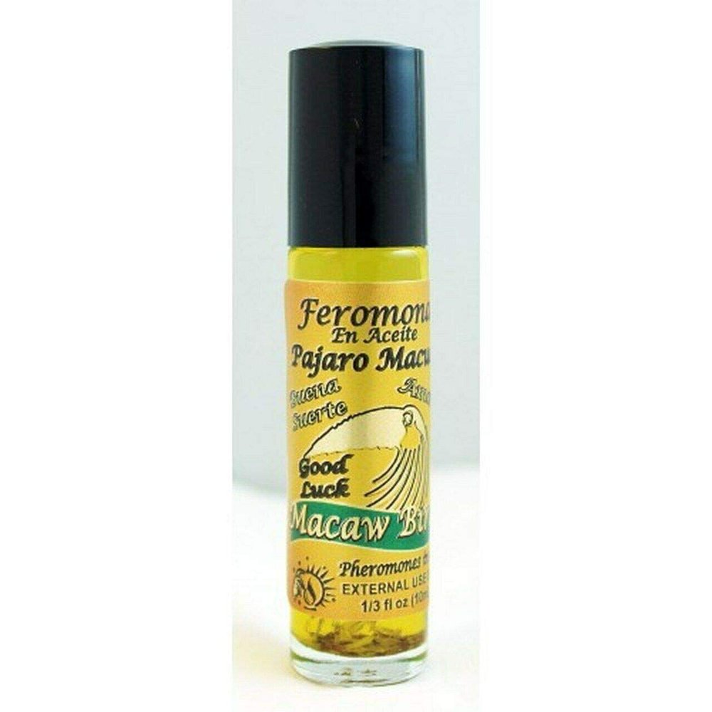 12 Pieces BRYBRADAN Macaw Bird/Pajaro MACUA PHEROMONE Oil 1/3 OZ 10ML ROLL ON Bottle