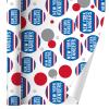 GRAPHICS & MORE NHL New York Rangers Logo Gift Wrap Wrapping Paper Roll view 1