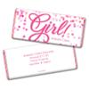 12 It's a Girl Baby Shower Favors Personalized Chocolate Bars (12 Pack) view 1